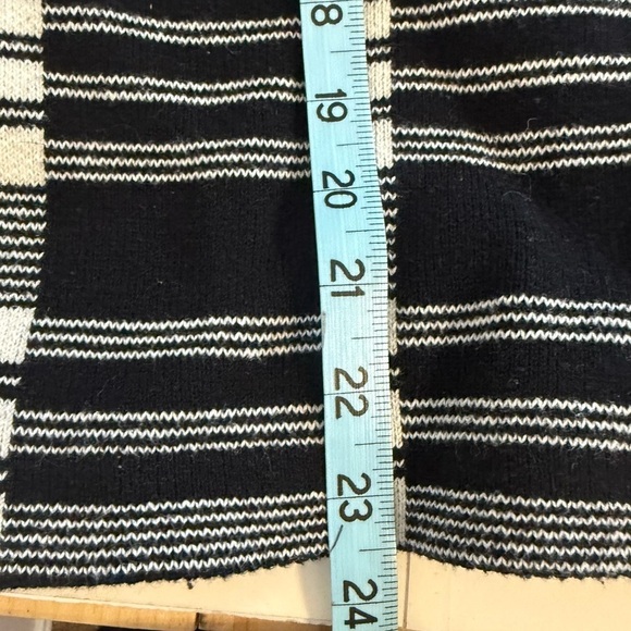 Chaps Black & White Grid Pattern Plaid Long Sleeve Knit Zip Up Jacket Blazer XXL - Picture 11 of 13